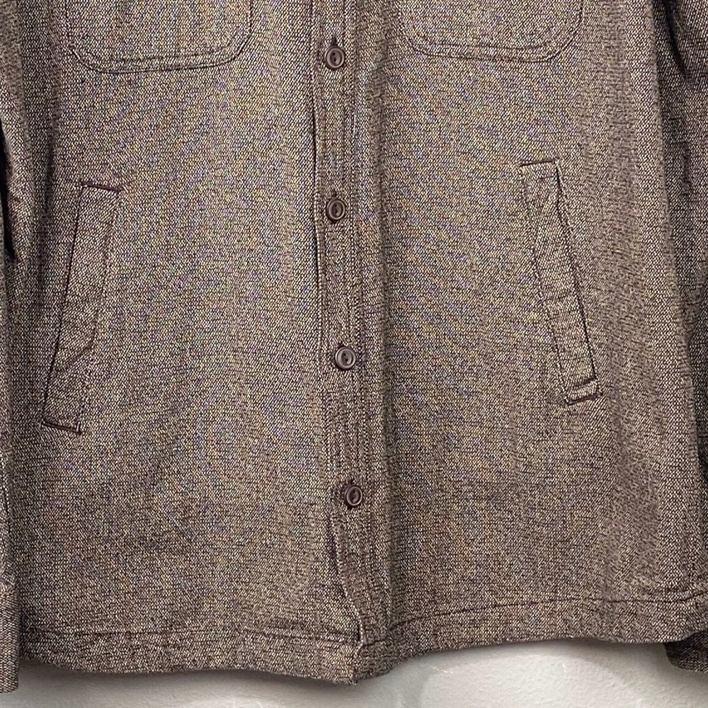 Grayers Shirt Jacket Mens Sz XL Brown Cold Weather Rated Cotton‎ Utility Shacket - Picture 5 of 10